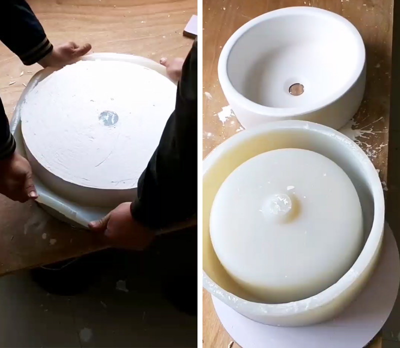 洗手盆硅膠模具 洗手盆硅膠模具